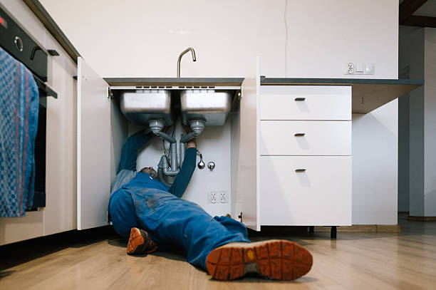 Professional Drain Cleaning technician working in Dade City, FL